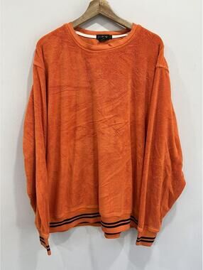 Vintage 90s Jcrew Sweater Terry Cloth crewneck